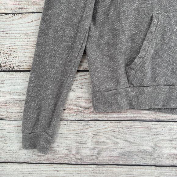 Lucky Lotus Aztec Southwest Print Shine On Terry Hoodie Womens Medium Gray - Picture 4 of 10